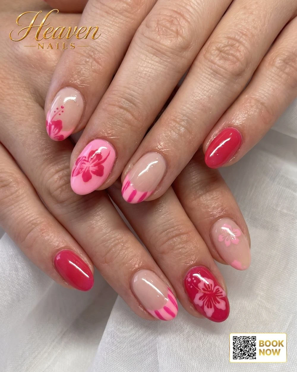 Heaven nail art
